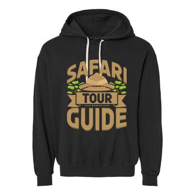 Safari Tour Guide Costume Africa Zoo Outfit Safari Tour Garment-Dyed Fleece Hoodie