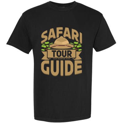 Safari Tour Guide Costume Africa Zoo Outfit Safari Tour Garment-Dyed Heavyweight T-Shirt