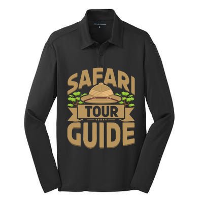 Safari Tour Guide Costume Africa Zoo Outfit Safari Tour Silk Touch Performance Long Sleeve Polo