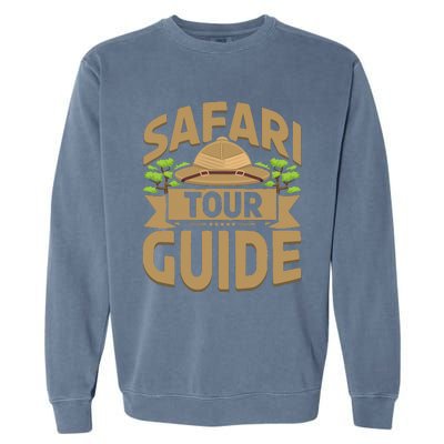 Safari Tour Guide Costume Africa Zoo Outfit Safari Tour Garment-Dyed Sweatshirt