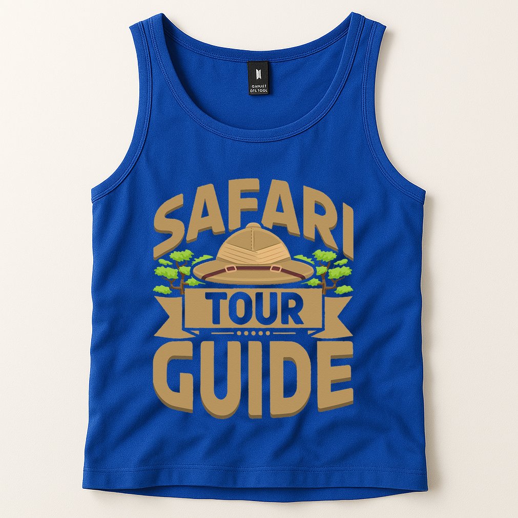 Safari Tour Guide Costume Africa Zoo Outfit Safari Tour Tank Top