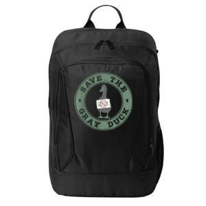 Save The Gray Duck City Backpack