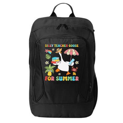 Silly Teacher Goose On The Loose Summer City Backpack