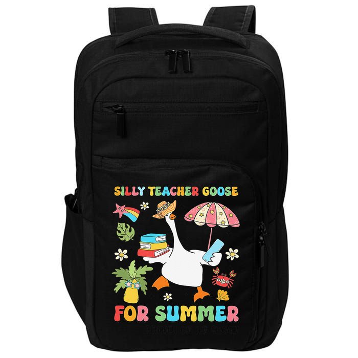 Silly Teacher Goose On The Loose Summer Impact Tech Backpack