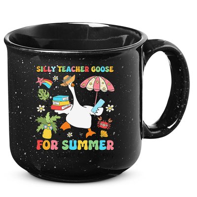 Silly Teacher Goose On The Loose Summer 15oz Campfire Ceramic Mug