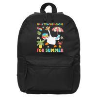 Silly Teacher Goose On The Loose Summer 16 in Basic Backpack