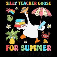 Silly Teacher Goose On The Loose Summer 16 in Basic Backpack