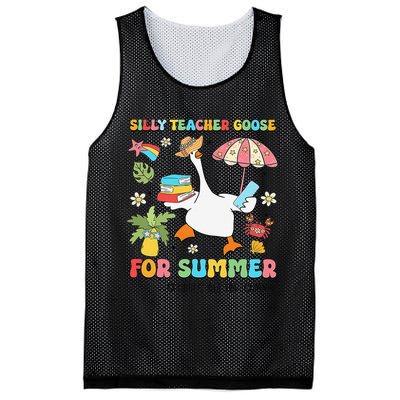 Silly Teacher Goose On The Loose Summer Mesh Reversible Basketball Jersey Tank