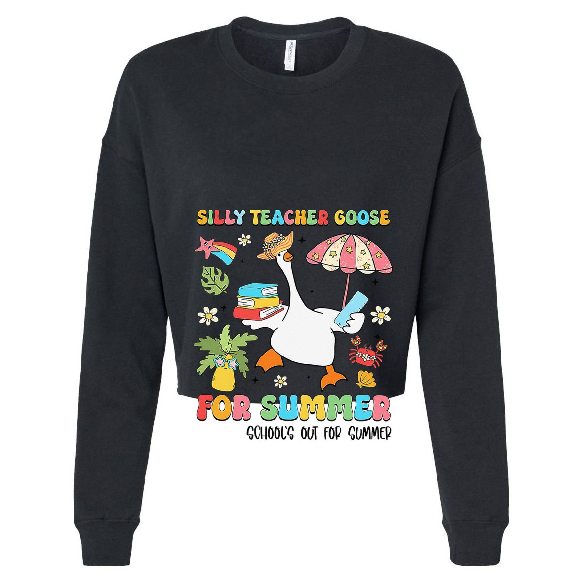 Silly Teacher Goose On The Loose Summer Vector Backpack