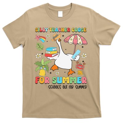 Silly Teacher Goose On The Loose Summer T-Shirt
