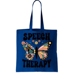 Speech Therapy Groovy Retro Therapist Squad Gift Tote Bag