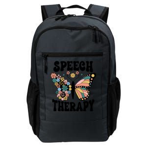 Speech Therapy Groovy Retro Therapist Squad Gift Daily Commute Backpack