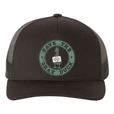 Save The Gray Duck Yupoong Adult 5-Panel Trucker Hat