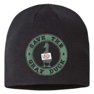 Save The Gray Duck Sustainable Beanie