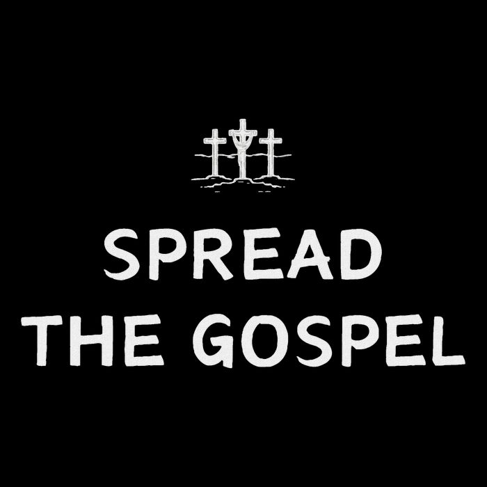 Spread The Gospel Jesus Is King Christian Cross 7-Panel Snapback Hat