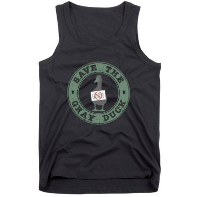 Save The Gray Duck Tank Top