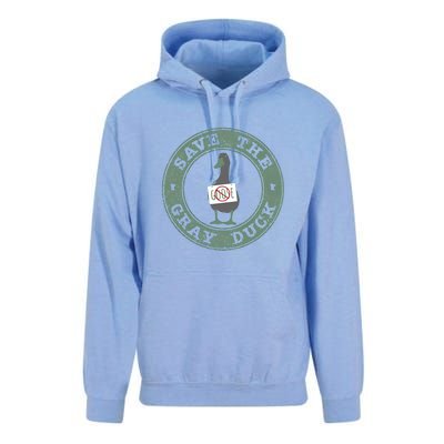 Save The Gray Duck Unisex Surf Hoodie