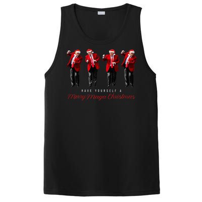 Santa Trump Have Yourself A Merry Maga Xmas PosiCharge Competitor Tank