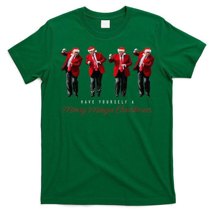 Santa Trump Have Yourself A Merry Maga Xmas T-Shirt