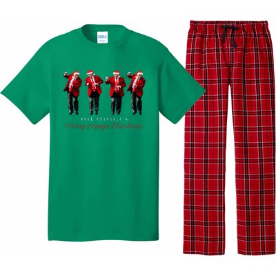 Santa Trump Have Yourself A Merry Maga Xmas Pajama Set