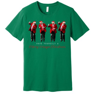 Santa Trump Have Yourself A Merry Maga Xmas Premium T-Shirt