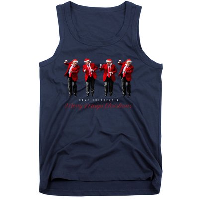 Santa Trump Have Yourself A Merry Maga Xmas Tank Top