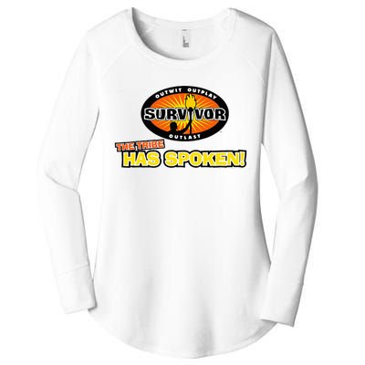 Survivor Tribe Has Spoken Women's Perfect Tri Tunic Long Sleeve Shirt