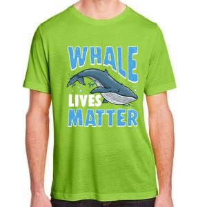 Save The Humpback Whale Lives Matter Funny Gift Adult ChromaSoft Performance T-Shirt