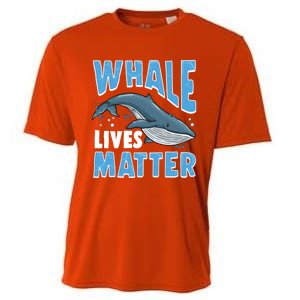 Save The Humpback Whale Lives Matter Funny Gift Cooling Performance Crew T-Shirt