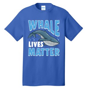 Save The Humpback Whale Lives Matter Funny Gift Tall T-Shirt