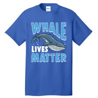 Save The Humpback Whale Lives Matter Funny Gift Tall T-Shirt