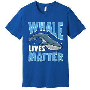 Save The Humpback Whale Lives Matter Funny Gift Premium T-Shirt