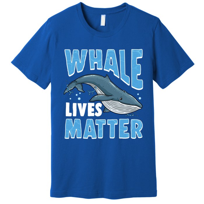 Save The Humpback Whale Lives Matter Funny Gift Premium T-Shirt