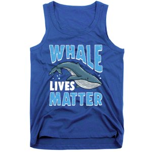 Save The Humpback Whale Lives Matter Funny Gift Tank Top