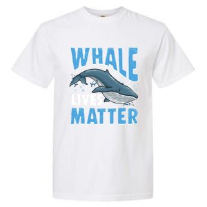 Save The Humpback Whale Lives Matter Funny Gift Garment-Dyed Heavyweight T-Shirt