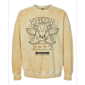 Shadow The Hedgehog First In Line Colorblast Crewneck Sweatshirt