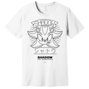 Shadow The Hedgehog First In Line Premium T-Shirt