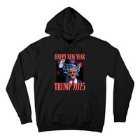 Sarcastic Trump Happy New Year 2025 47th President Convicted Hoodie