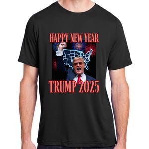 Sarcastic Trump Happy New Year 2025 47th President Convicted Adult ChromaSoft Performance T-Shirt