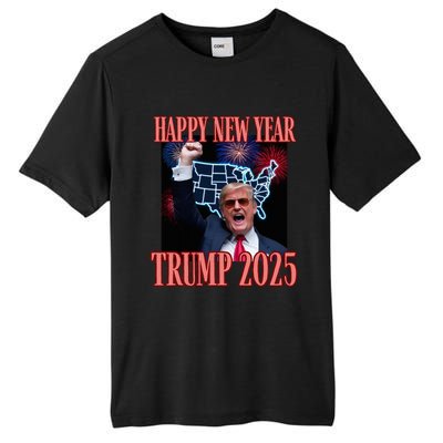 Sarcastic Trump Happy New Year 2025 47th President Convicted Tall Fusion ChromaSoft Performance T-Shirt