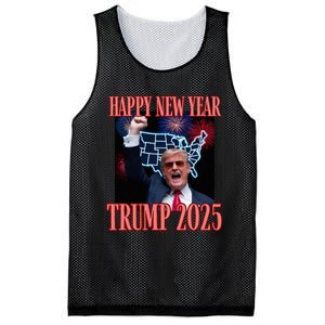 Sarcastic Trump Happy New Year 2025 47th President Convicted Mesh Reversible Basketball Jersey Tank