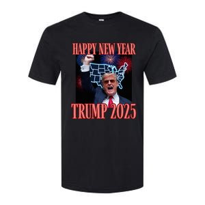 Sarcastic Trump Happy New Year 2025 47th President Convicted Softstyle CVC T-Shirt