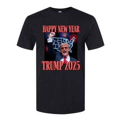 Sarcastic Trump Happy New Year 2025 47th President Convicted Softstyle CVC T-Shirt