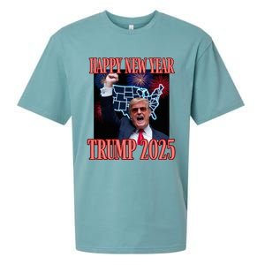 Sarcastic Trump Happy New Year 2025 47th President Convicted Sueded Cloud Jersey T-Shirt