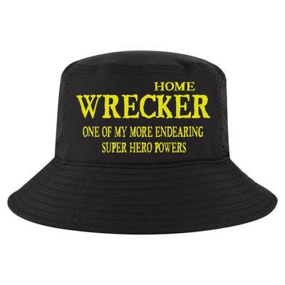 Sarcastic T Home Wrecker Power Cool Comfort Performance Bucket Hat