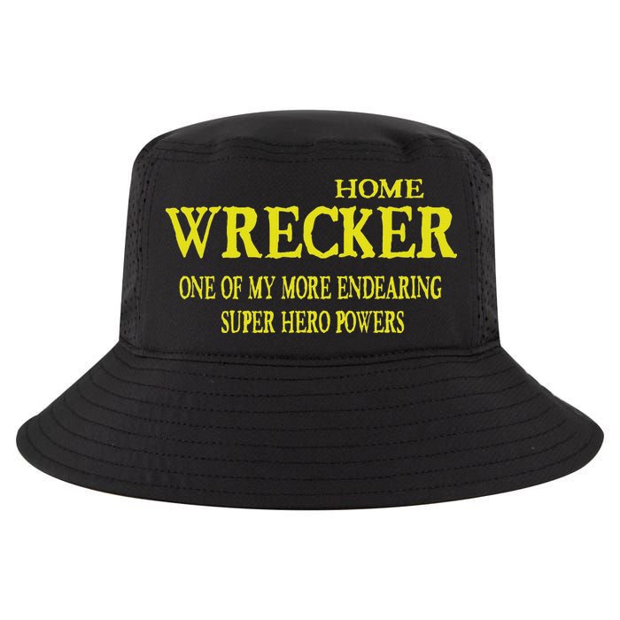 Sarcastic T Home Wrecker Power Cool Comfort Performance Bucket Hat