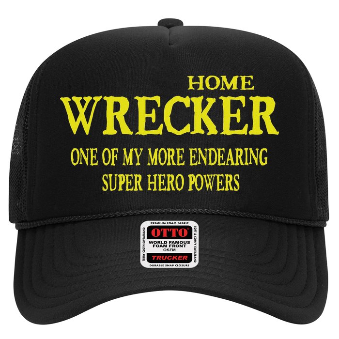 Sarcastic T Home Wrecker Power Hat