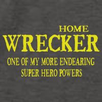 Sarcastic T Home Wrecker Power Vector Backpack