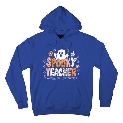 Spooky Teacher Halloween Ghost Classroom Fun Teacher Gift Hoodie