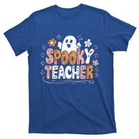 Spooky Teacher Halloween Ghost Classroom Fun Teacher Gift T-Shirt